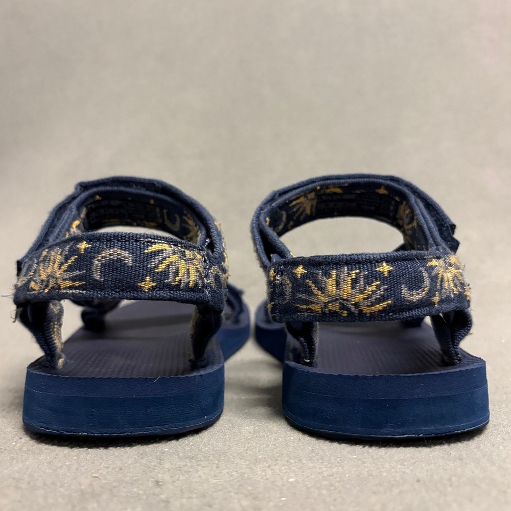 Teva Original Universal Sandals Womens 9 Navy Blue Celestial Sun Moon - Picture 4 of 10